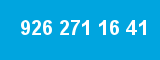 926 271 16 41